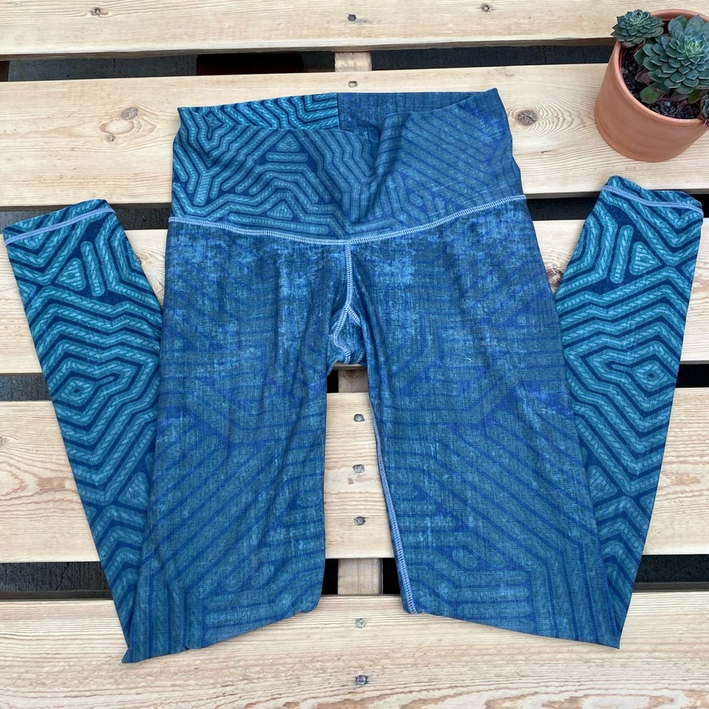 ✨NIYAMA SOL EUCALYPTUS CIRCUIT BAREFOOT LEGGINGS M - Picture 5 of 12
